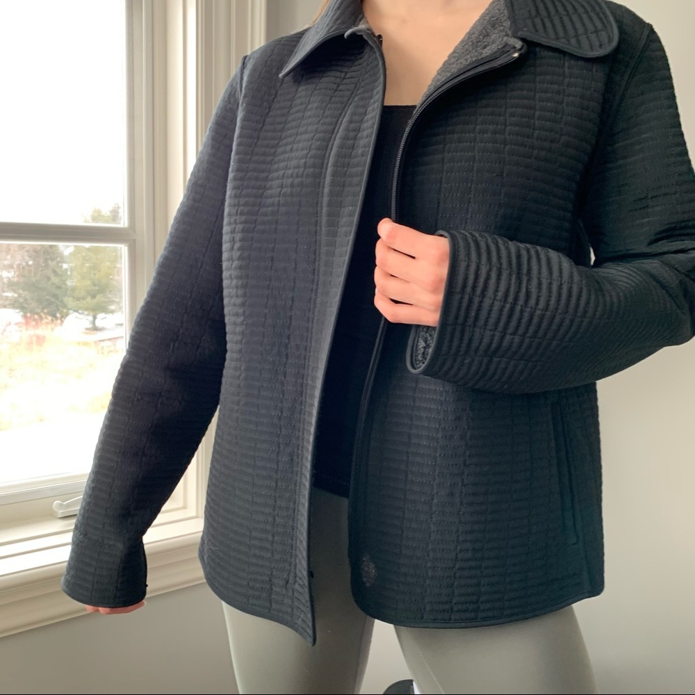 Black Quilted Jacket